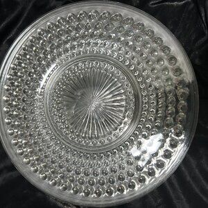 Hobnail luncheon plates